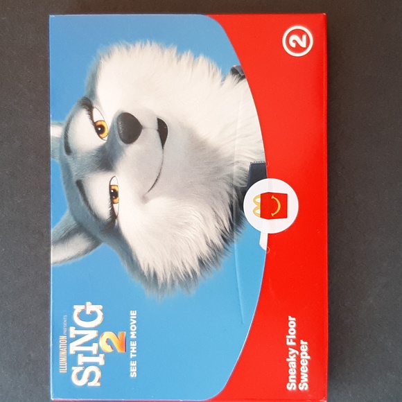 McDonald's Sing 2 Sneaky Floor Sweeper 2021 Toy Collectible #2 Universal - Picture 1 of 9